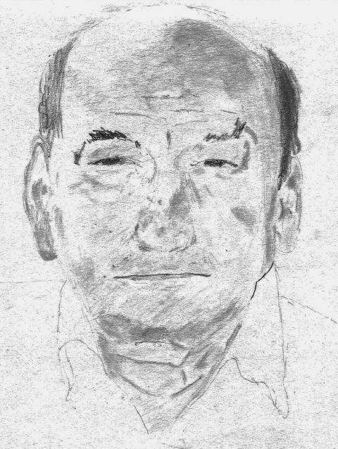 Dad draws Grandpa Lauro